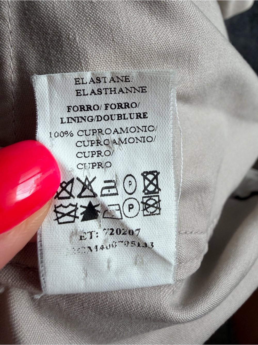 Carolina Herrera Utility Jacket in Beige Cotton - Picture 9 of 9